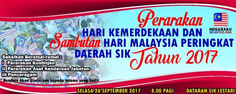 perarakan merdeka daerah sik 2017