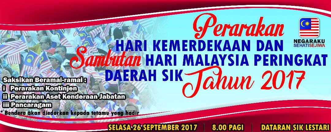 perarakan merdeka daerah sik 2017